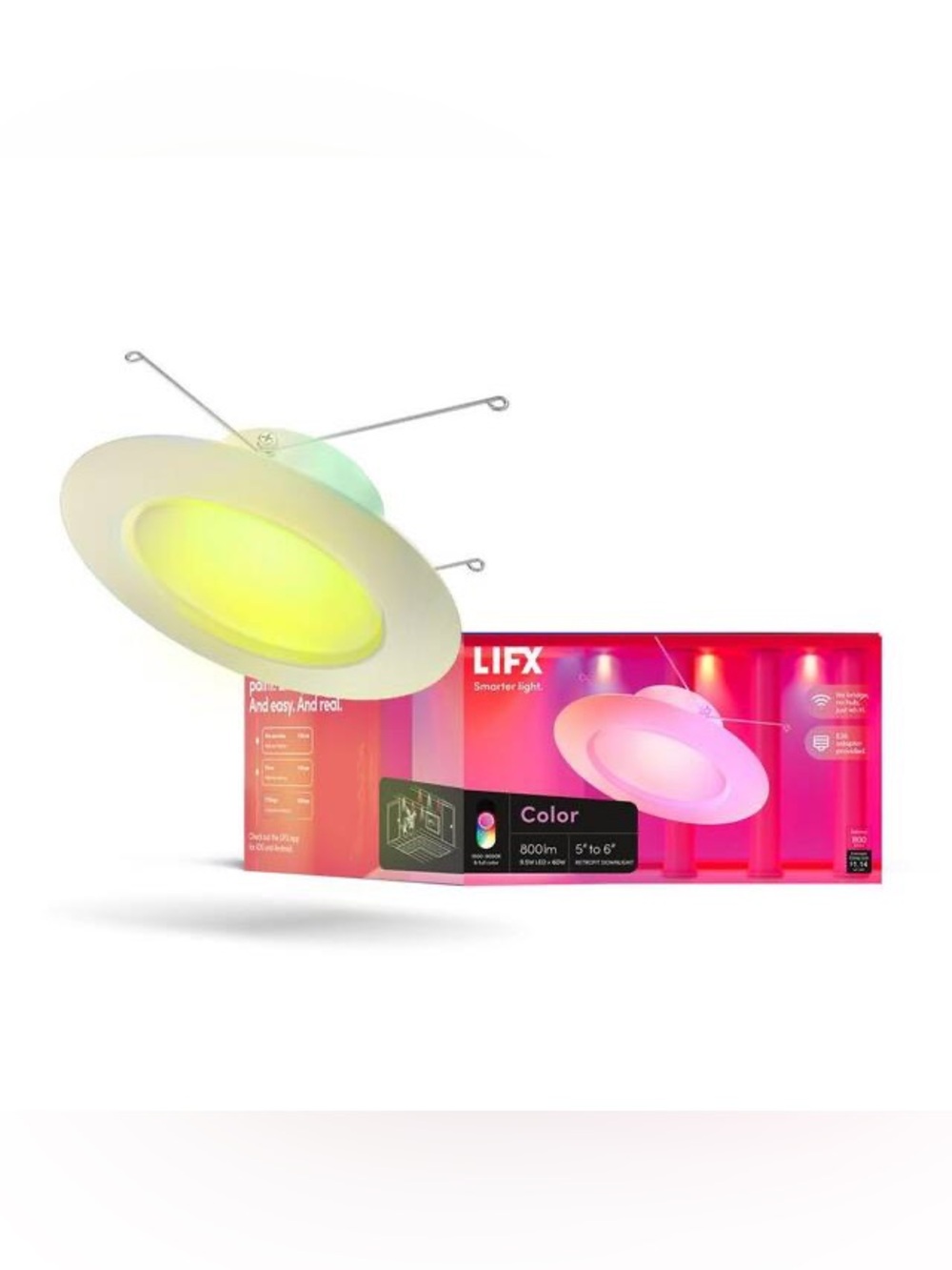 LIFX Color Retrofit Smart Downlight 5-6 inch